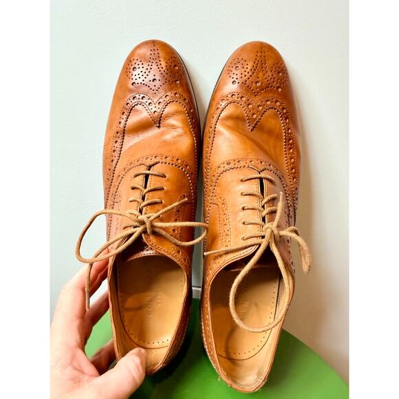 Cole Haan Mens Cambridge Oxford Wingtip Dress Shoes C12915 Brown Leather Size 11 main image 14